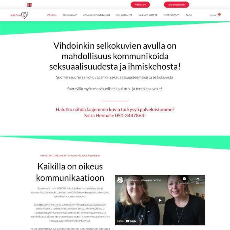 Woocommerce verkkokaupan toteutus Suomi ja Englanti