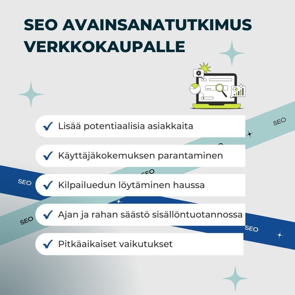 SEO avainsanatutkimus verkkokaupalle